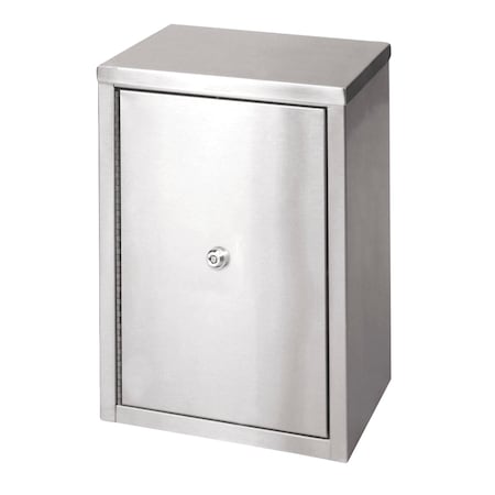 Omnimed Dbl Door Narcotic Cabinet with Adjustable Shelfs & Ambi-Top (8"Depth) 181651